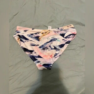 Athleta women’s bikini bottoms size small- all over print